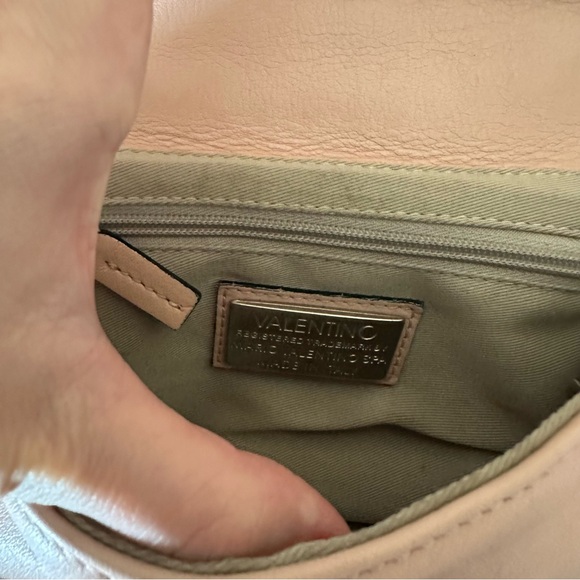 Valentino Alice Beatriz Rose Leather Chain Crossbody Bag - Picture 11 of 11